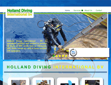 Tablet Screenshot of hollanddivingint.com